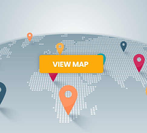 Map of ITALY CAR RENTALS rental desk at Fiumicino Airport